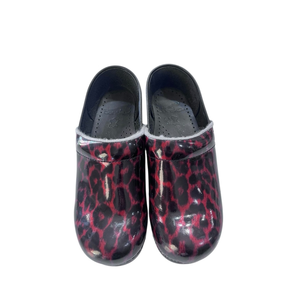 Dansko Leopard Print Clog Slip On Shoes Women's S… - image 2